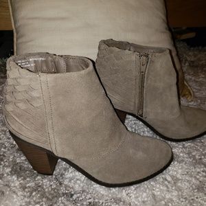 Taupe Ankle Booties
